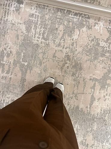 Личные вещи: Женские брюки палаццо — 2 пары 1) Черные в белую вертикальную полоску — 9