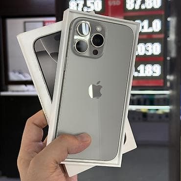 iphone 6a: IPhone 16 Pro Max, Б/у, 512 ГБ, Natural Titanium, Коробка, 91 % — 1
