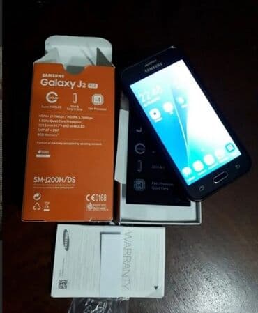 самсунк ж5: Samsung Galaxy J2 2016, Колдонулган, 8 ГБ, түсү - Кара, 2 SIM — 1