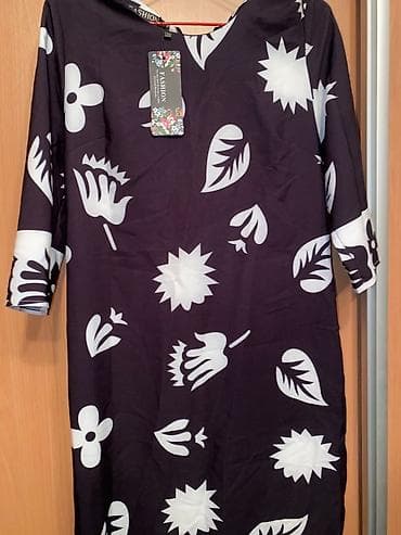 платья из китая: Повседневное платье, Китай, Лето, Длинная модель, Полиэстер, Прямое, Стандарт — 1