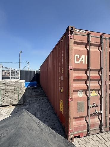 Продаю Морской контейнер 20-40-45 футов (standard), красный at lalafo.kg Продаю Морской контейнер 20-40-45 футов (standard), красный