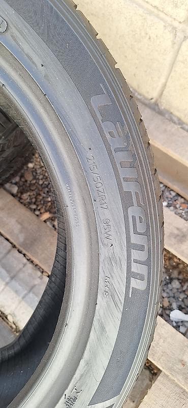 r16 4100: Шины 215 / 50 / R 17, Лето, Б/у, Пара, Легковые, Корея, LAUFENN — 4