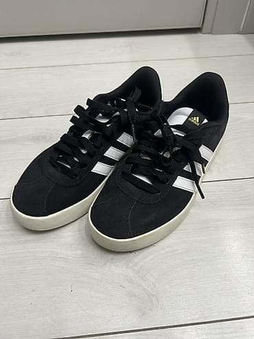 Мужские кроссовки, 37.5, Adidas, Б/у, цвет - Черный, Самовывоз