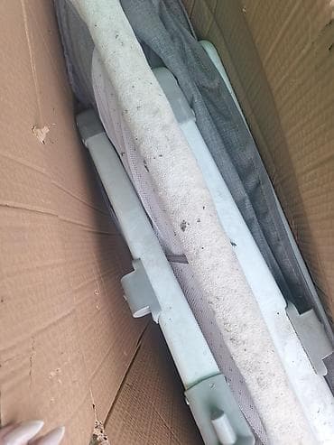 Детские стулья: Детская приставная кроватка, Б/у, С колесиками, цвет - Серый — 1