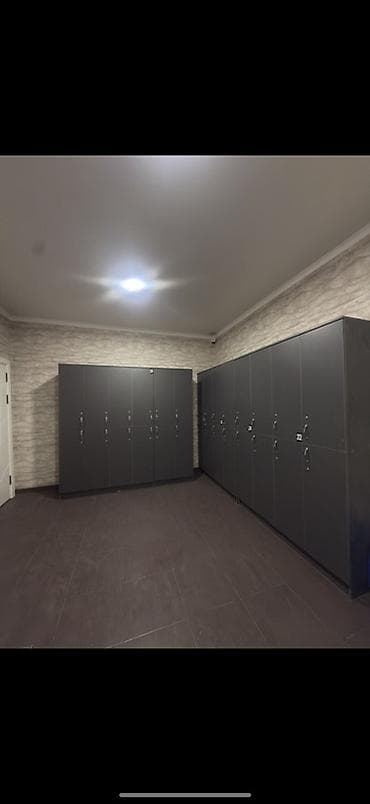 Чечинүүчү жайга шкафтар: Кийим чечүүчү жай үчүн шкаф, Башка материал — 2