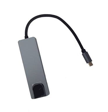 hub type c: Хаб 5 in 1 - Type-С to HDMI x 1 + USB3.0 x 2 + PD x 1 + LAN x 1 — 5