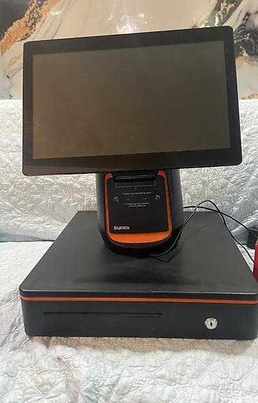 готовый бизнес сони: POS‑терминал Sunmi с большим сенсорным экраном и встроенным — 6