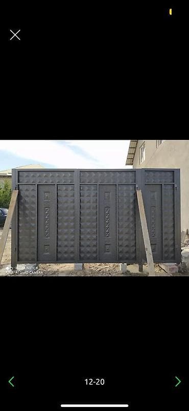 Металлические ворота и калитки под заказ - Тип: распашные и откатные