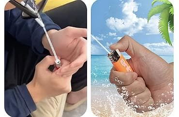 Игрушки: Миниатюрный водяной пистолет в форме зажигалки - Игрушечный — 2