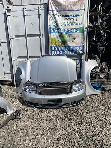 wolksvagen: Фронтальный клип комплект для Audi a4 b6 (рестайлинг), серебристый — 1