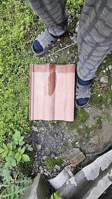 сумаляк купить: Черепица цементно‑песчаная, цвет терракотовый (красно‑розовый) — 2