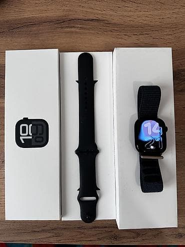 Продаю apple watch 10 series 46 мм Цвет jet black В идеальном