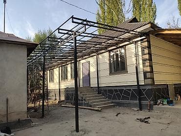 деревянные навесы из поликарбоната: Навес, Арочный, Металл, Поликарбонат — 8