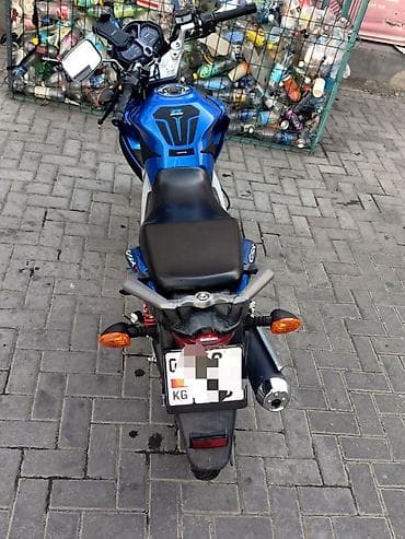 suzuki address 100: Мотоцикл Suzuki Gixxer (GSX-R) 125 синего цвета, дорожный нейкед. Для — 1