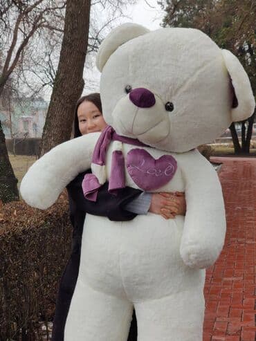 большие мишки в бишкеке цена: 🧸Мишка 200см 🔥🔥🔥 Бесплатная доставка! 🧸60 см 1000 сом (Бесплатная — 5