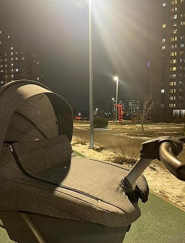 детские коляски германия: Коляска, Stokke, цвет - Черный, Б/у — 4