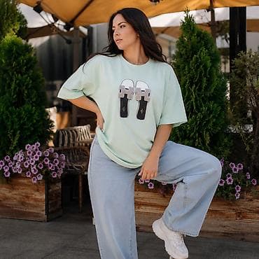 тумак женский: Футболка, Оверсайз, Турция, Хлопок, Новый, 3XL, 4XL, 5XL — 1