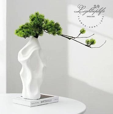 Ручная работа из гипса. адрес Бишкеке Скульптурная ваза для цветов в