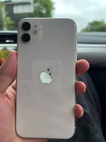 IPhone 11, 128 ГБ, Белый, Чехол, 100 %