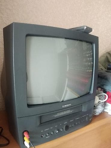 dvd игры: Телевизор SAMSUNG с встроенным видеомагнитофоном (VHS HQ) - ЭЛТ-экран — 1