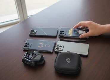 Видеоигры и приставки: Asus ROG Phone 8 Pro, 1 ТБ, цвет - Черный — 1