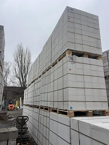 Строительный кирпич: Газоблок, Автоклавный, 600x200x300, D600 — 2