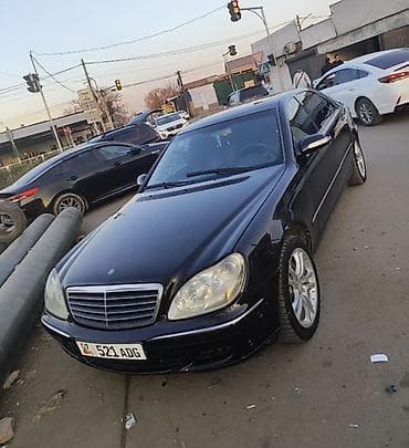 v12: Mercedes-Benz S-Class: 2002 г., 5.5 л, Автомат, Бензин, Седан — 1