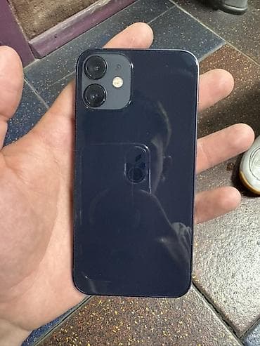 Техника и электроника: IPhone 12 mini, Б/у, 128 ГБ, Синий — 2