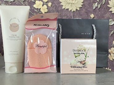 Үлпөт көйнөктөрү жана аксессуарлар: Набор для очищения и ухода за кожей лица: - Пенка для умывания Missha — 7