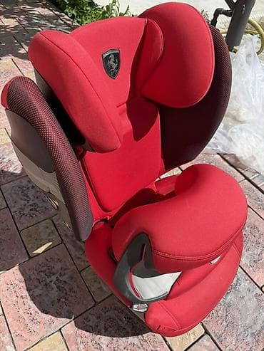 школьная жилетка: Автокресло, цвет - Красный, Б/у — 5