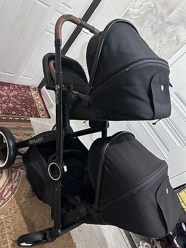 Коляскалар: Балдар арабасы, Башка бренд, түсү - Кара, Колдонулган, Өзү алып кетүү — 2