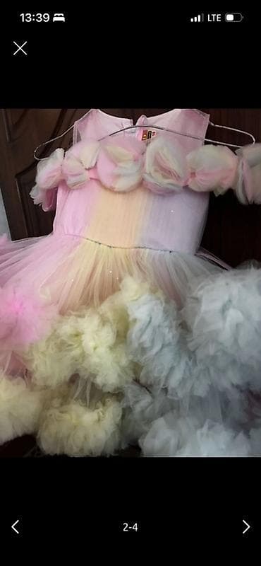 Жаш кыздардын көйнөктөрү: Балдар көйнөгү, түсү - Кызгылт, Колдонулган — 2