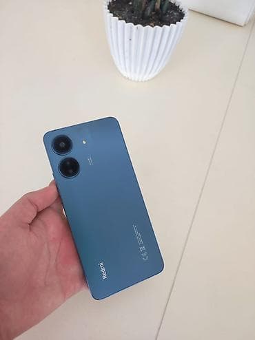 Redmi, Redmi 13C, Б/у, 256 ГБ, цвет - Синий, 2 SIM
