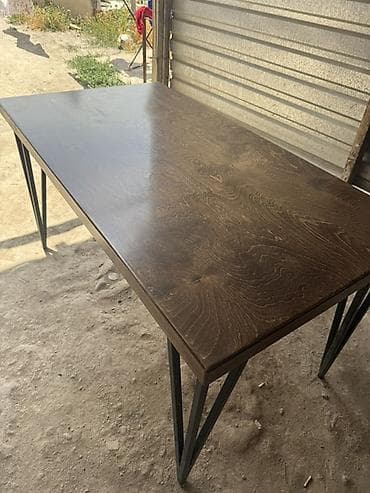 small table: Стол обеденный/рабочий в современном стиле loft. - Столешница — 1