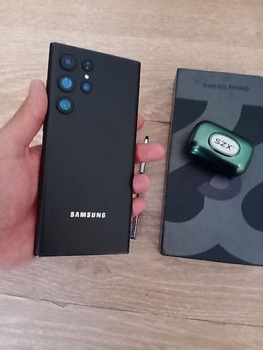 iphone 8 plus: Samsung Galaxy S22 Ultra, Б/у, 1 ТБ, цвет - Черный, 2 SIM — 1