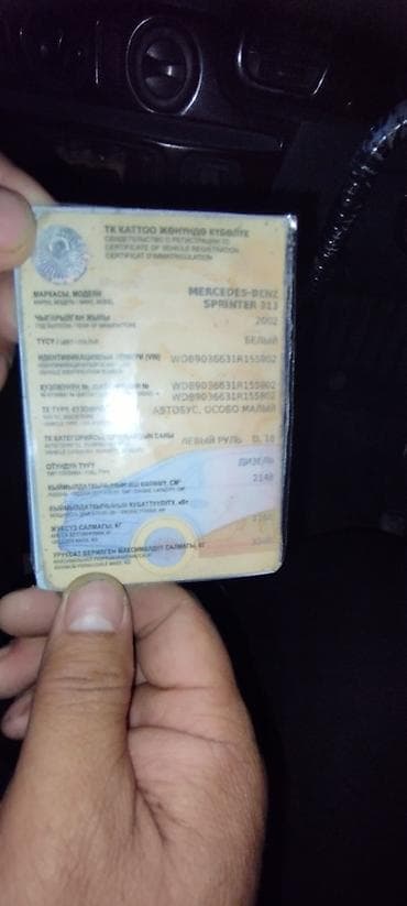 компьютер на спринтер: Mercedes-Benz Спринтер: 2002 г., Бус — 6