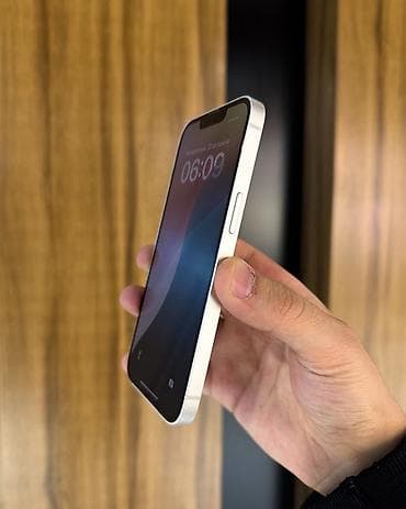 redmo note 7: IPhone 13, Б/у, 128 ГБ, Белый, Защитное стекло, Чехол, 80 % — 3