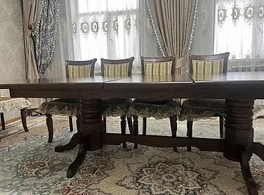 Текчелер, стеллаждар, секичелүү койгучтар: Зал үчүн үстөл, Колдонулган, Бүктөө, Oval — 3