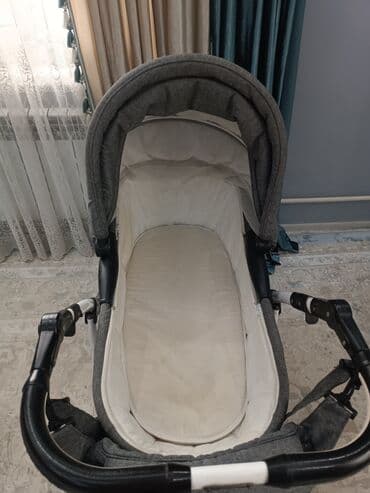 удобные: Коляска, цвет - Черный, Б/у — 6