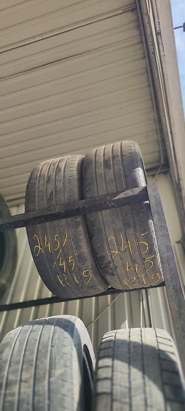 Шины 245 / 45 / R 19, Лето, Б/у, Пара, Легковые, GoodYear — 2