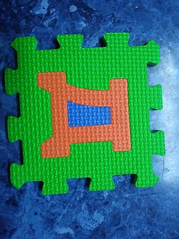 идиш жугуч: Развивающий коврик‑пазл из ЭВА с русским алфавитом и цифрами - Набор — 8