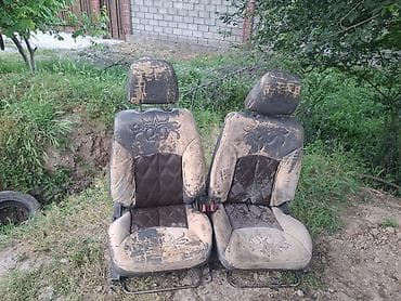 велюровое: Комплект сидений, Велюр, Nissan Б/у, Оригинал — 9