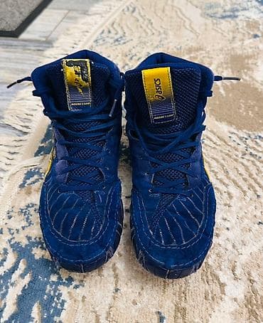 Мырзалардын бут кийими: Эркектердин кроссовкасы, 39, Asics, Колдонулган, түсү - Көк, Акылуу жеткирүү, Өзү алып кетүү — 2