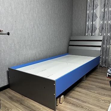 Детская мебель: Детская гарнитура, Для мальчика, ДСП, цвет - Синий — 4