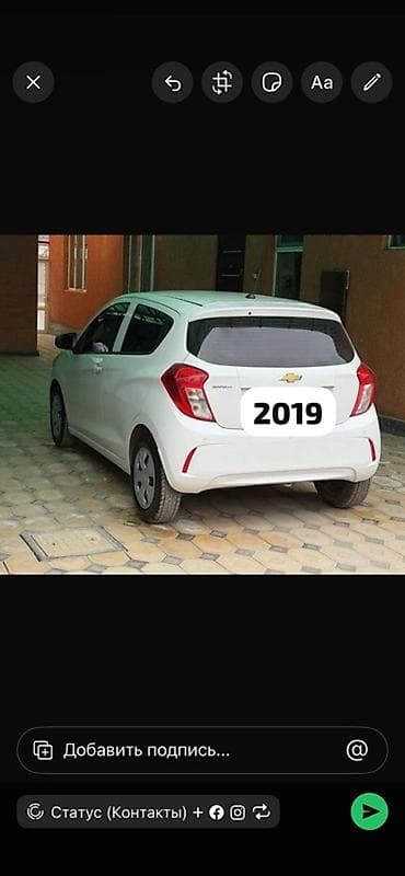 sp 4: Chevrolet Spark: 2019 г., Автомат, Бензин, Хэтчбэк — 2