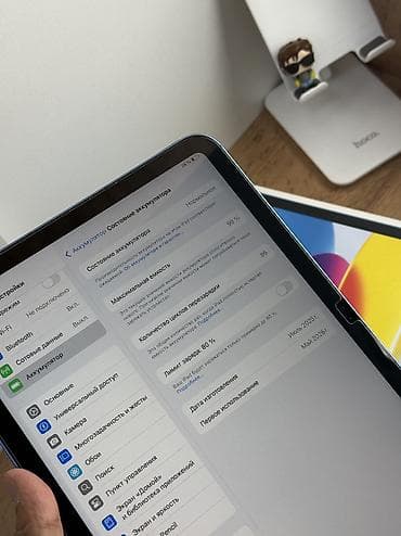 Планшеты: Планшет, Apple, память 128 ГБ, 10" - 11", 5G, Б/у, Классический цвет - Синий — 3