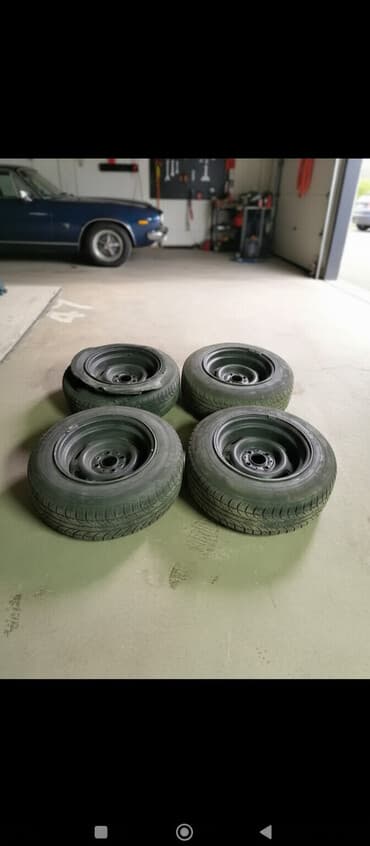 колёса на матиз: Колеса в сборе R <13, Лето, Б/у, Комплект, Легковые, Железные, отверстий - 4 — 1