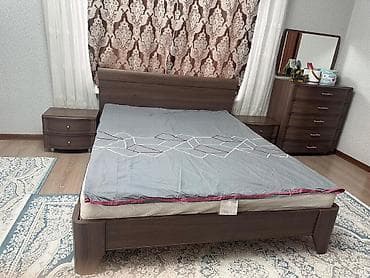 Продаю спальный гарнитура Кровать узуну 2,20 туурасы 1,65 Шифоньер at lalafo.kg Продаю спальный гарнитура Кровать узуну 2,20 туурасы 1,65 Шифоньер