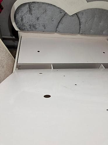 мебельный шит: Двуспальная кровать, С мягким изголовьем, длина - 200 см — 4