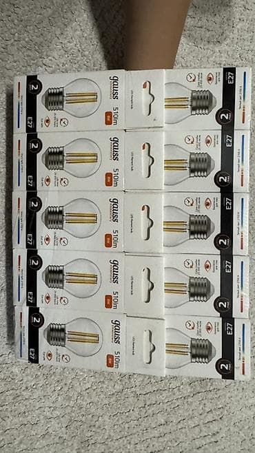 LED-лампы Gauss Elementary Filament, цоколь E27 - Световой поток: 510 — 1